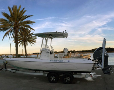 Sunrise on the dock before fishing charter Pensacola