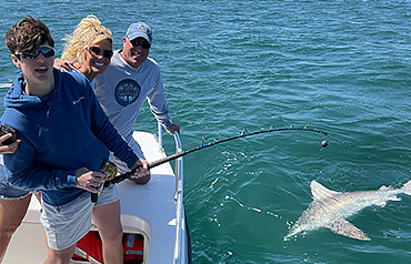 Shark fishing trip in Perdido Key